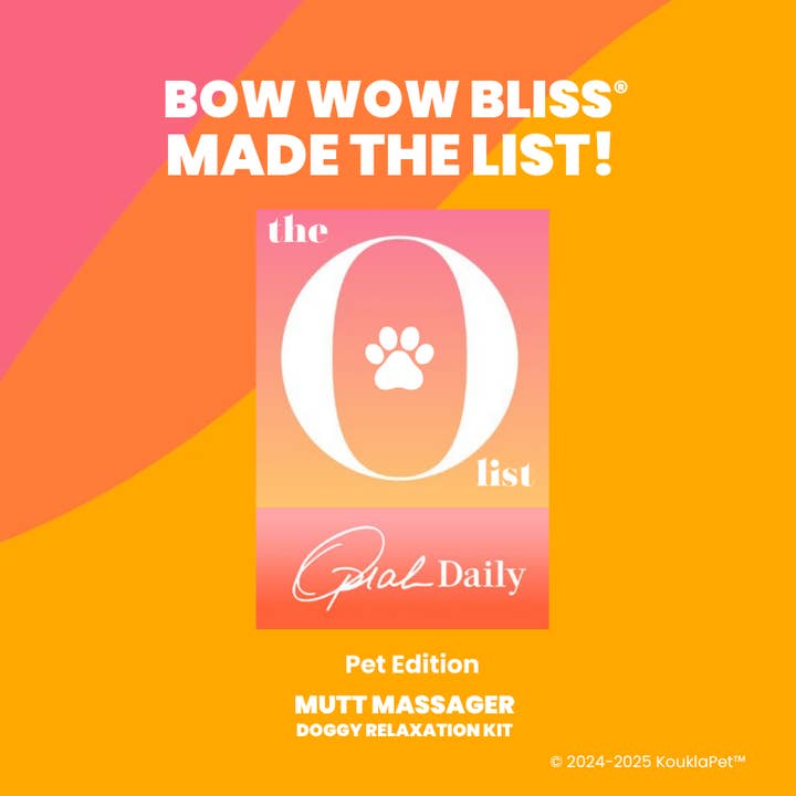 Koukla Pet™ - Wholesale Pet Supplement - Dog - Bow Wow Bliss® Mutt Massager Doggy Relaxation Kit 9