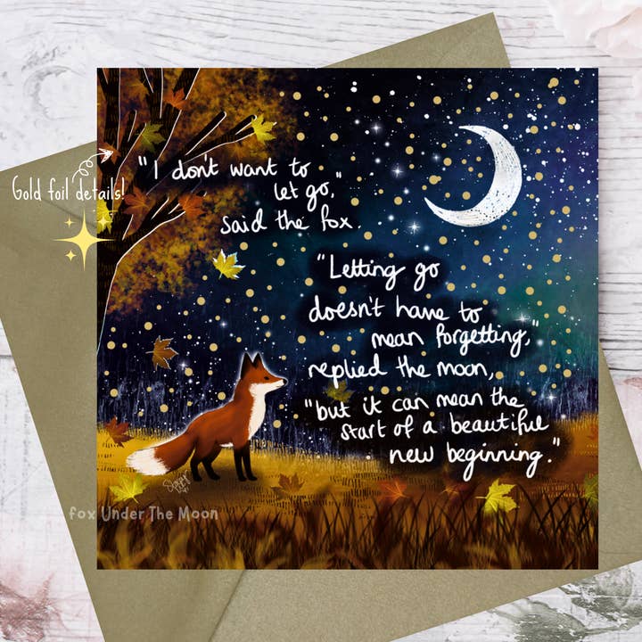 'New Beginning' - Greeting Card From Fox Under The Moon and other Purchase Wholesale new moon beginnings. Free Returns & Net 60 Terms on Faire trending on Faire.
