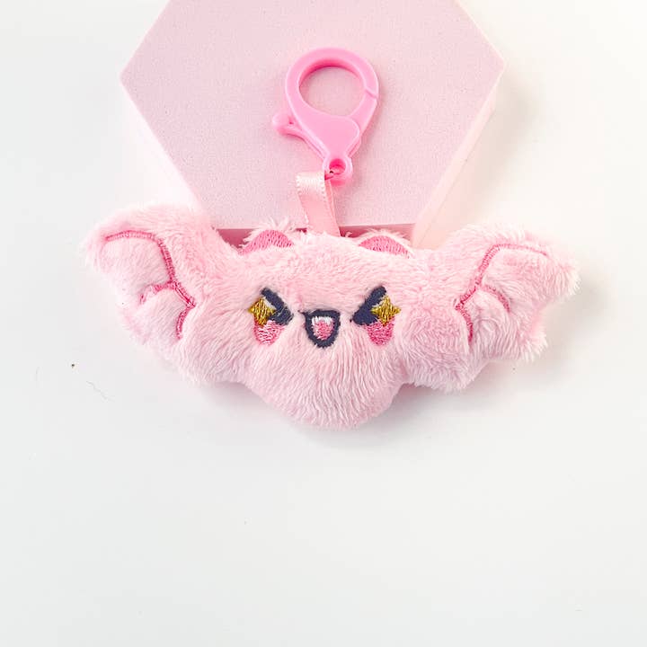 Kawaii Hair Candy - Vendita all'ingrosso Portachiavi - Donna - Portachiavi Pipistrello Kawaii in Peluche Accessorio Carino per Borsa o Zaino4