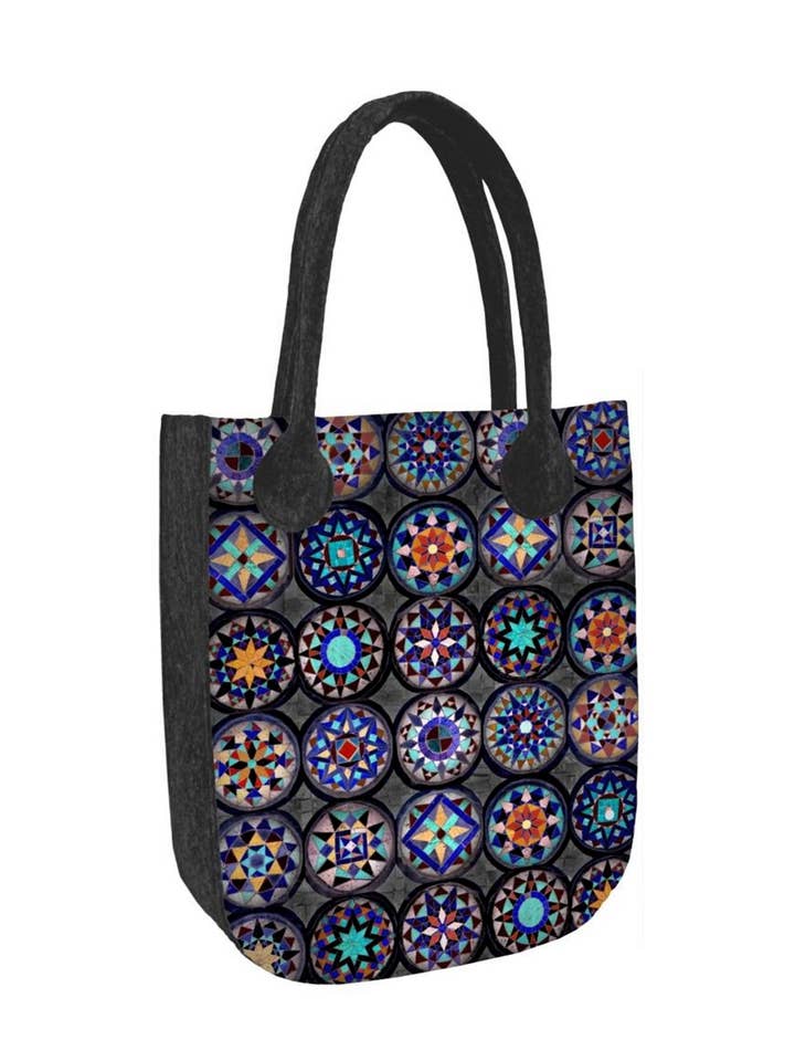 Leila City Line Anthracite Bertoni Shopper Bag for wholesale by IngrossoBertoni by INCI Srl