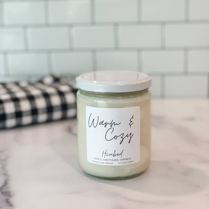 Hcubed Candles – Engroshandel Glaslys – Varm og hyggelig stearinlys – Flannel, vanilje & træ – 100% soya1