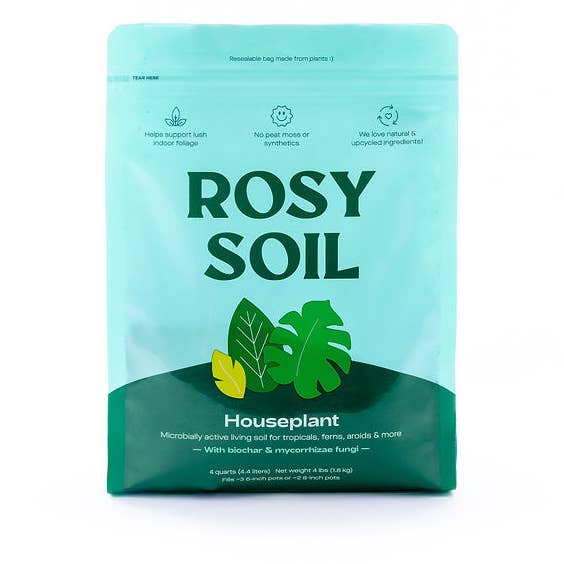 Rosy Soil - Vente Terreau de plantation/rempotage - Mélange de terreau biologique, 4 pintes, pour plantes d'intérieur et herbes3