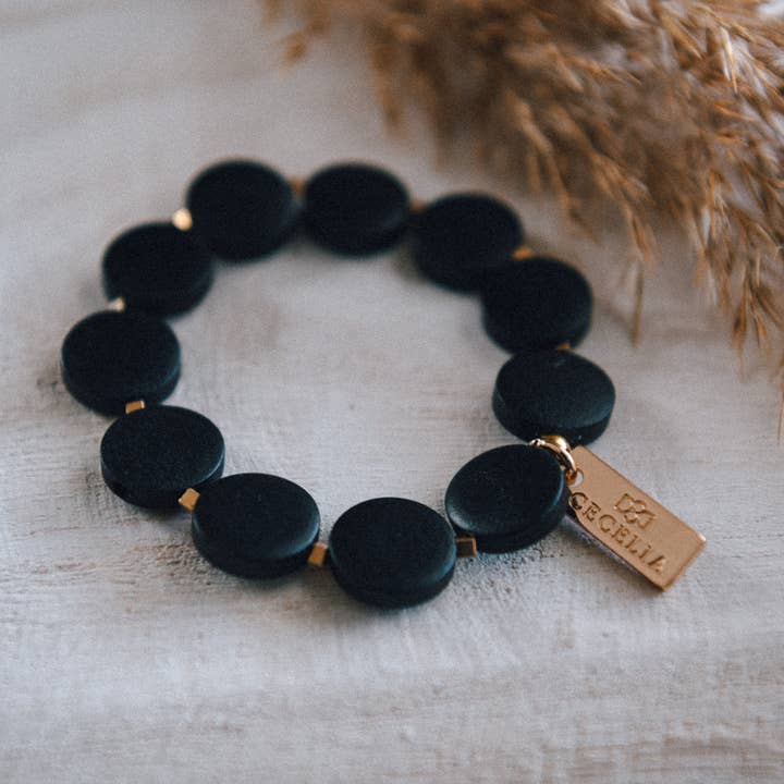 Lightweight Wood Stackable Bracelets  for wholesale by Cecelia Designs Jewelry