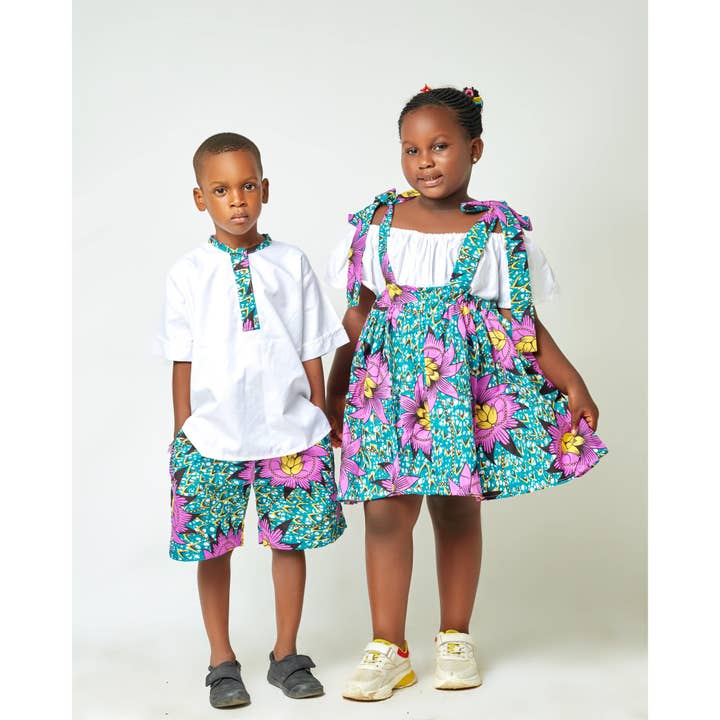 Abebi Modish – Großhandel Top- & Shorts-Set – Kinder – TOBI KINDER SET