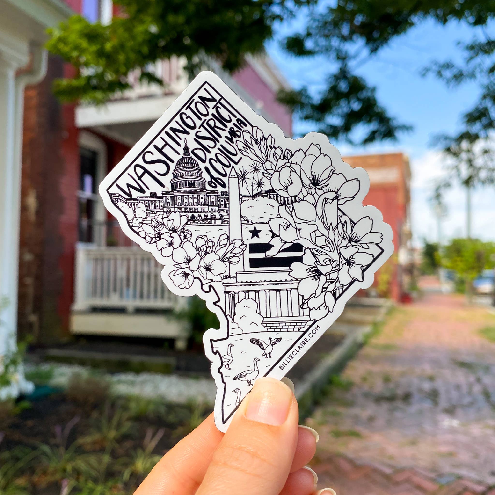 Billie Claire Illustration (Handmade) – Großhandel Magnete – DC Monuments - Kühlschrankmagnet2