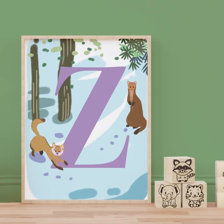 Alphabet Book - Z for ... Sable for wholesale by Colette de B.