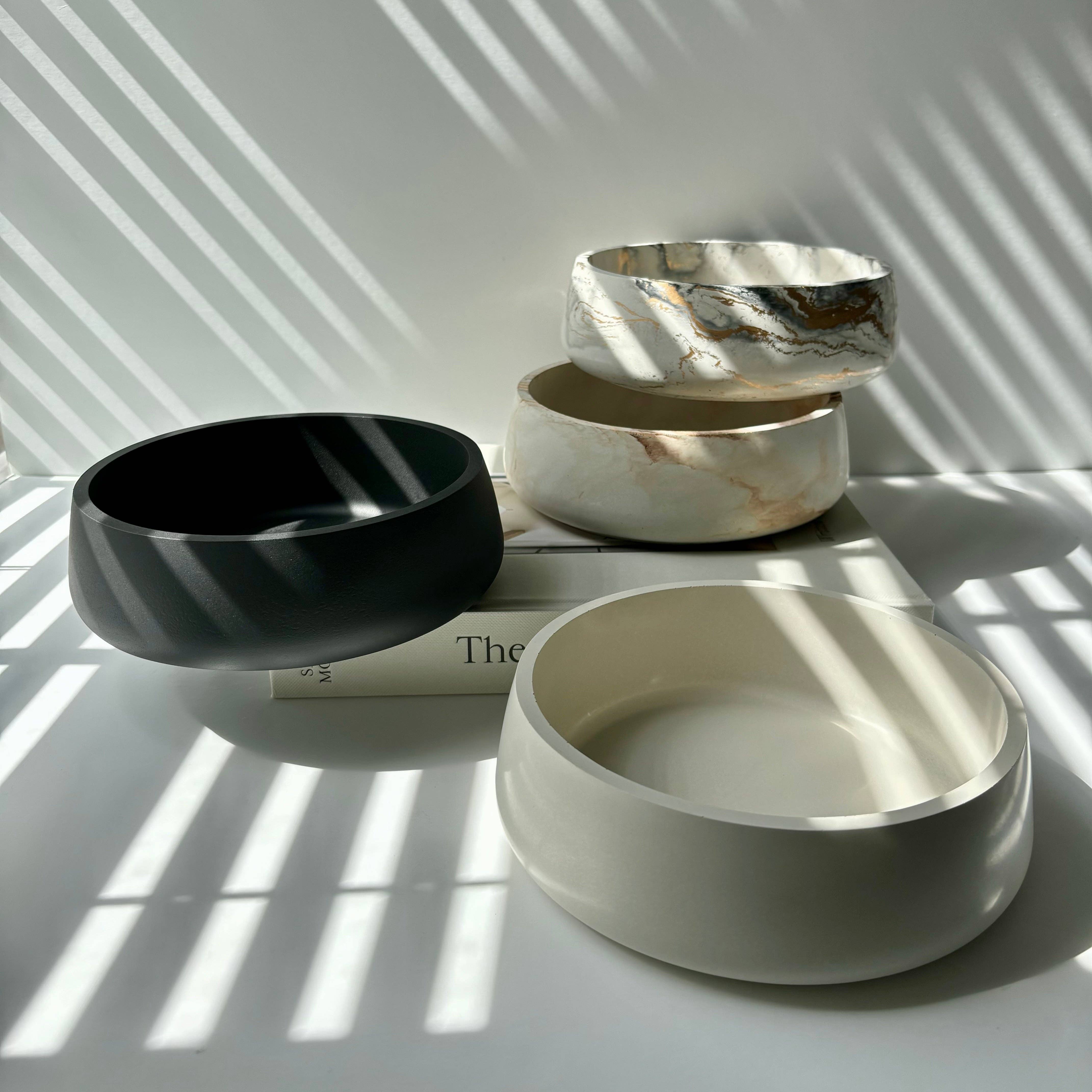 Fancy Concrete - Wholesale Decorative Plate/Dish/Bowl - Daza - Concrete Bowl4