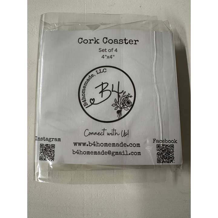B4homemade, LLC - Wholesale Coasters - All Things Maryland Cork Coaster 4