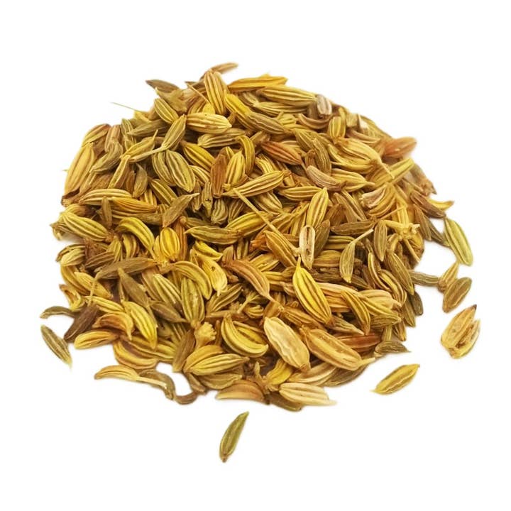 Whole Fennel Seeds 8 Lb Box for wholesale by Saturiwa Trading Company
