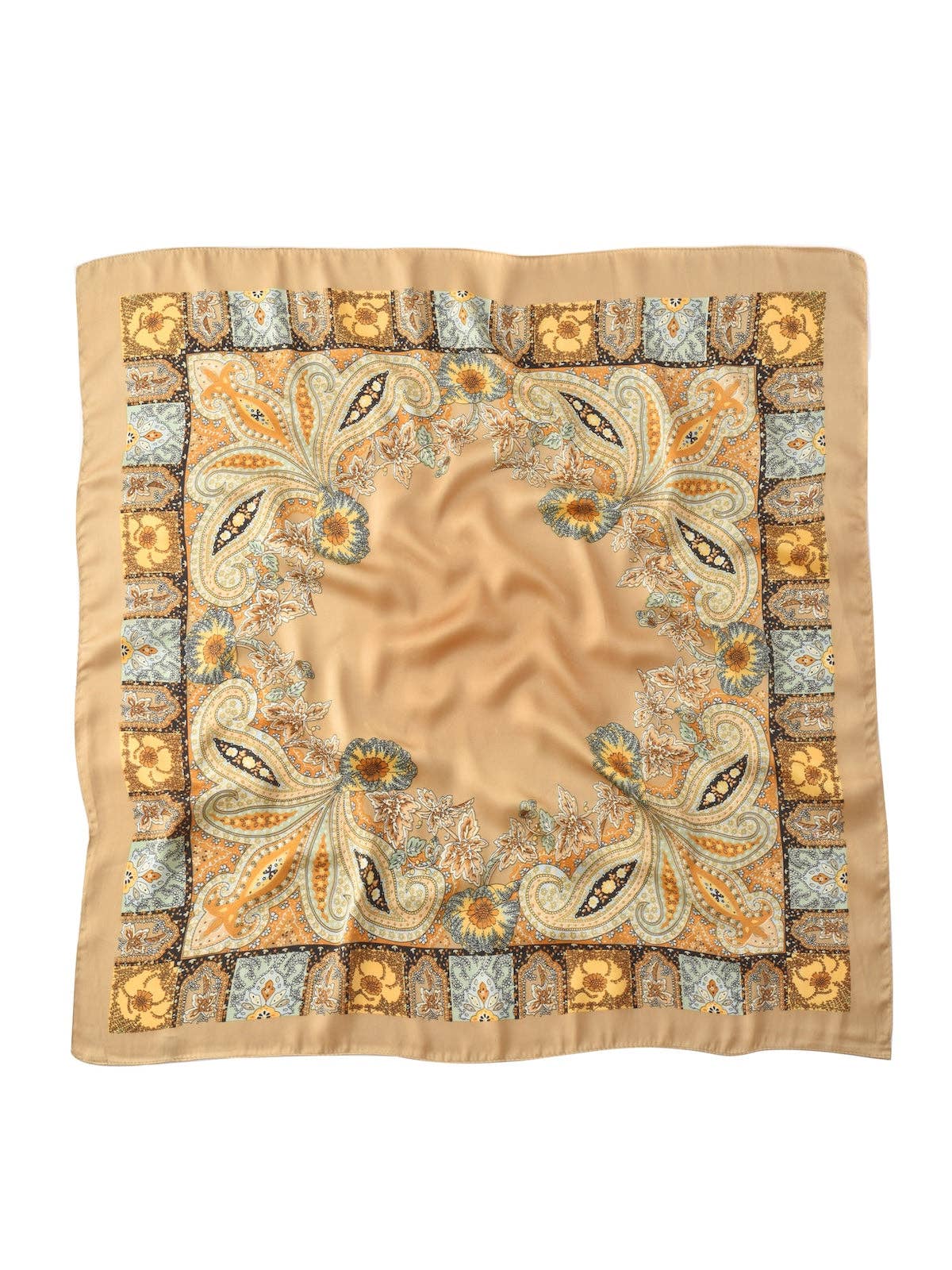 Funkyrel® Atzbranding Limited - Wholesale Scarf - Women's - Scarvii - Paisley Square Scarf2