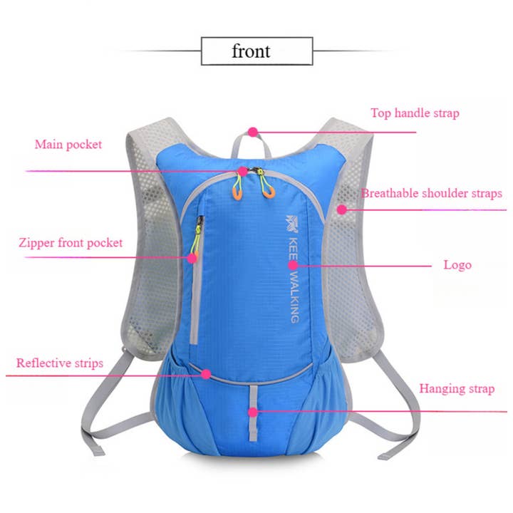 wandf - Wholesale Backpack - Unisex - Waterproof Sport Backpack Ultra-Light for Cycling & Running13
