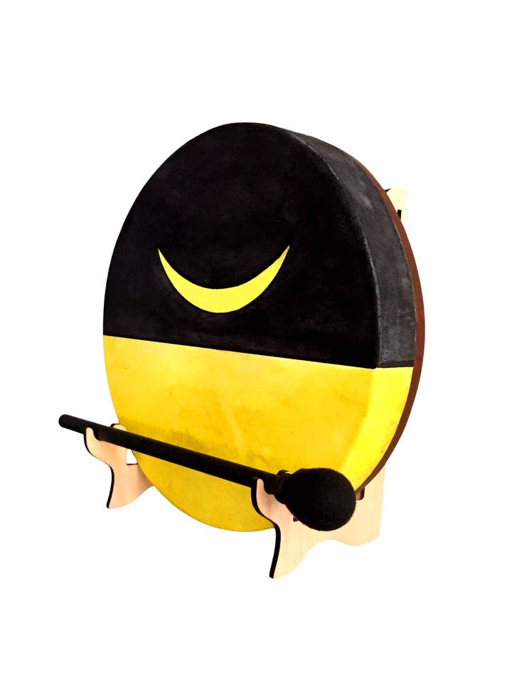 Shamanic Moon Drum w/optional Display Stand and Carry Bag for wholesale by inRhythm