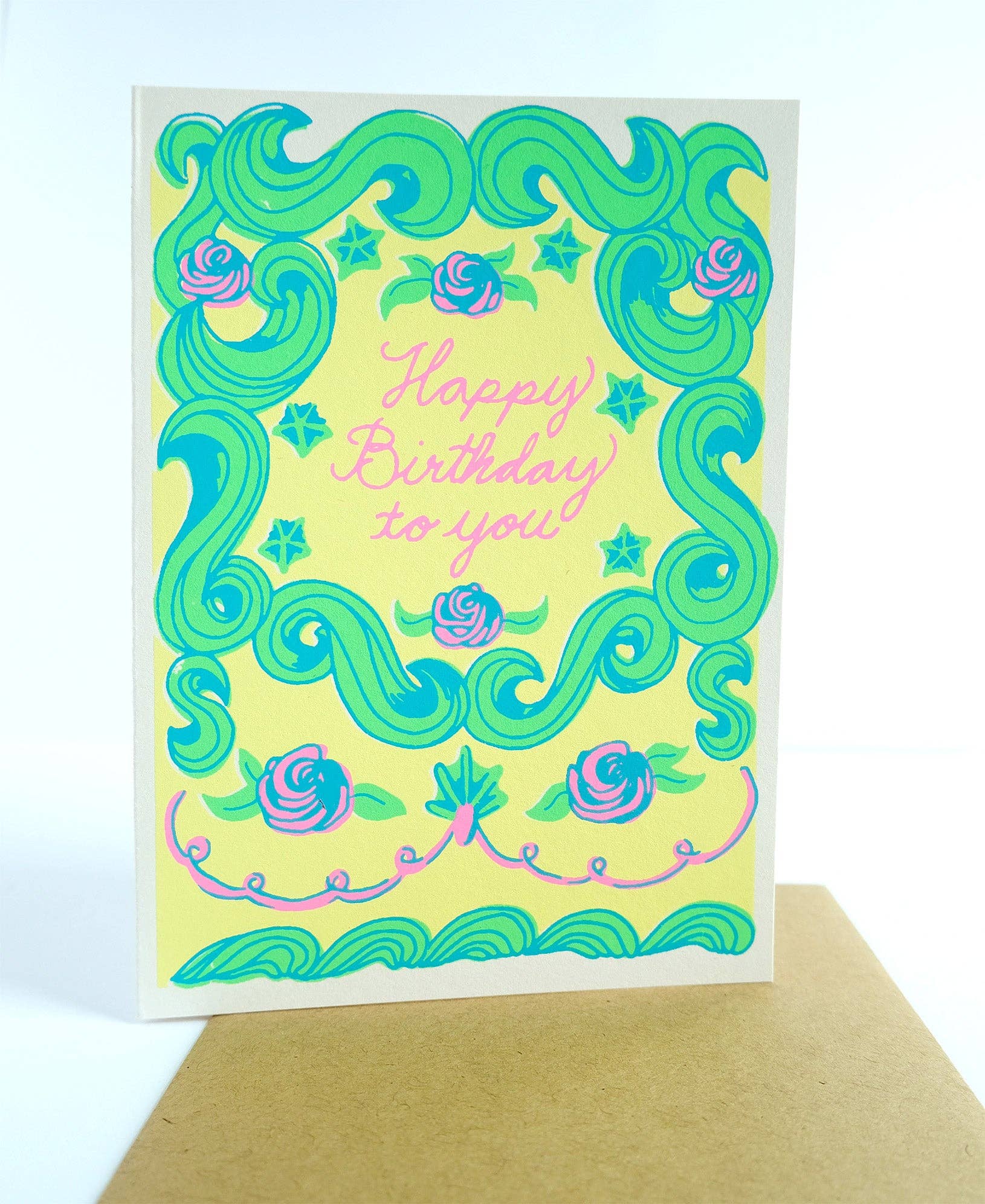 Sparkwell Press - Wholesale Birthday Card - Birthday Cake Card1