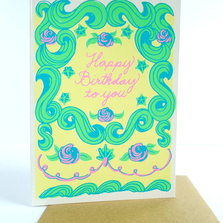 Sparkwell Press - Wholesale Birthday Card - Birthday Cake Card1