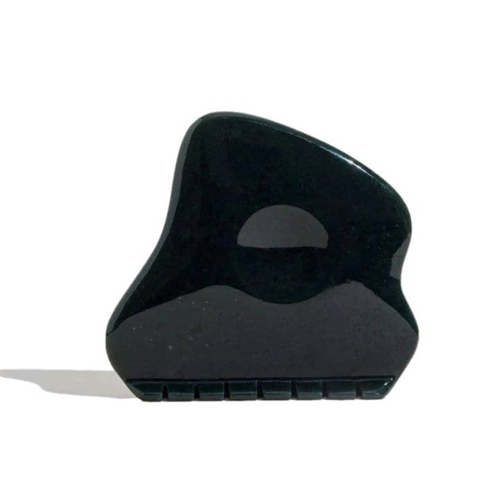 Nephrite Jade Gua Sha Stone for Lymphatic Drainage Facial for wholesale by Bohemia Skin