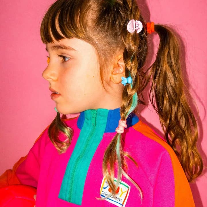 Eggy Cakes - Wholesale Hair Clip - Kids - Bears & Bunnies Hair Claw & Tie Set1