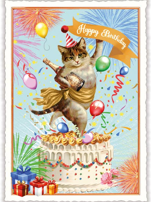 Grattis på födelsedagen Katt (Hoch); PK1201 för wholesale av Actetre Deutschland Gmbh