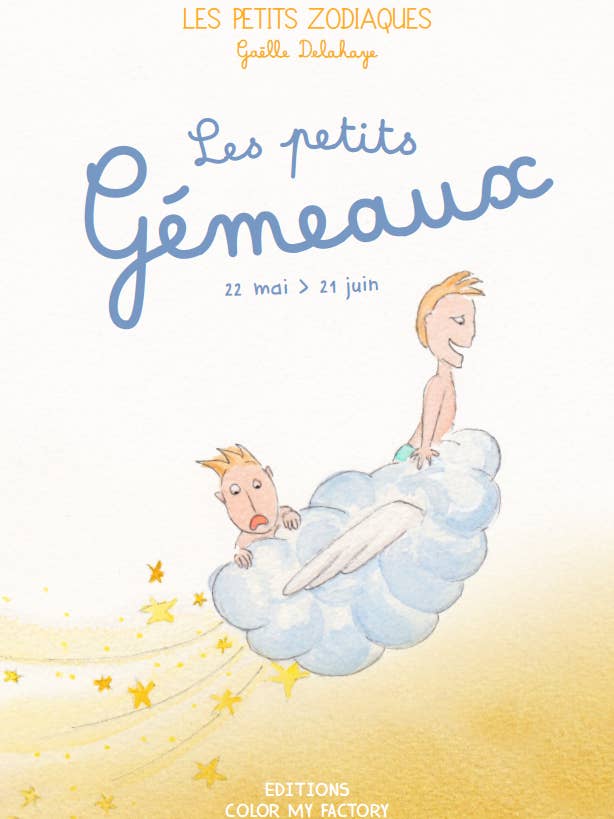 Little Gemini – Geschenk zur Geburt und zum Geburtstag für den Großhandel von Les Petits Zodiaques