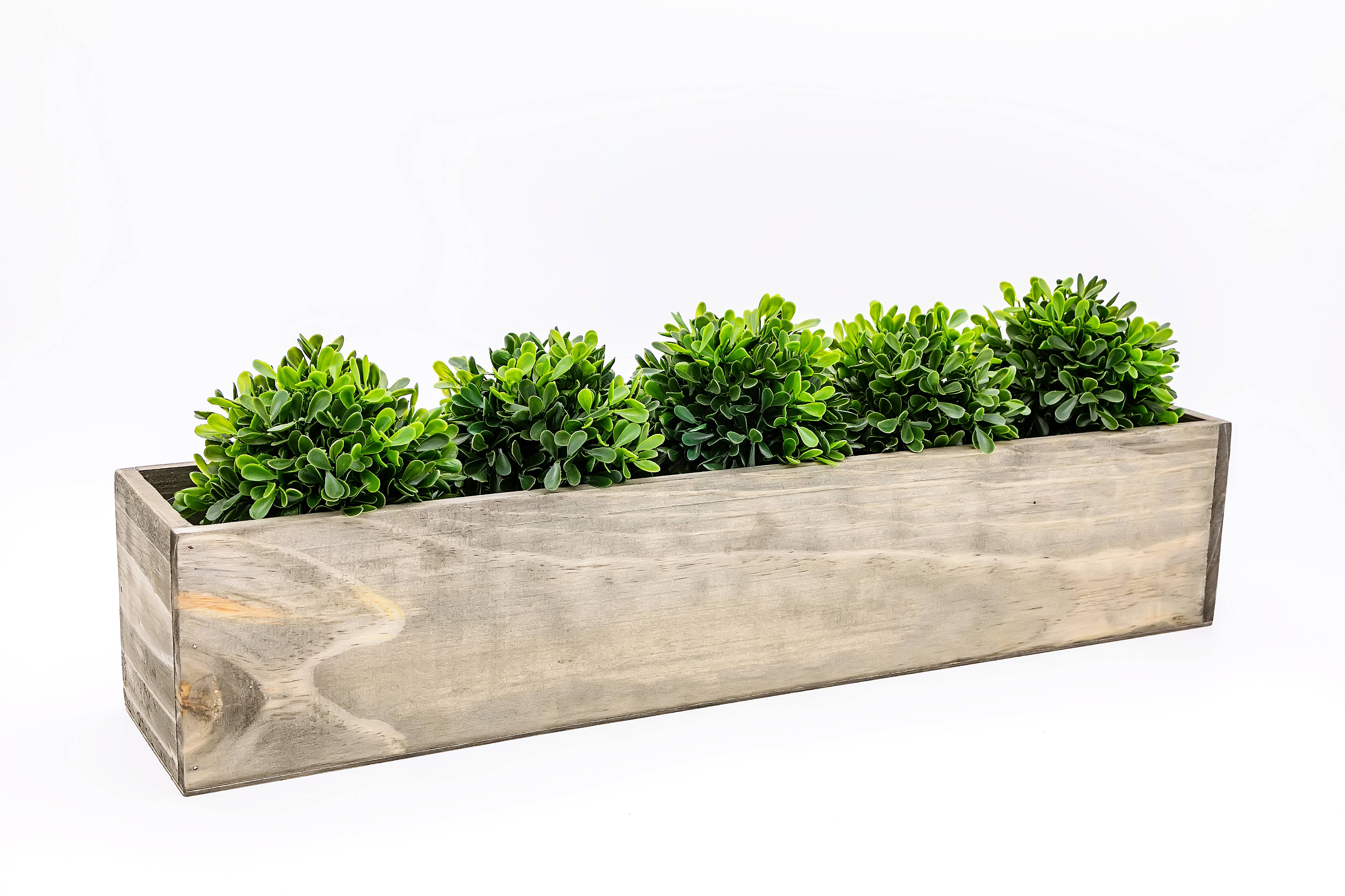 UNIMIX FLORAL - Wholesale Planter Box - Wood Planters/Containers 20"x4"5