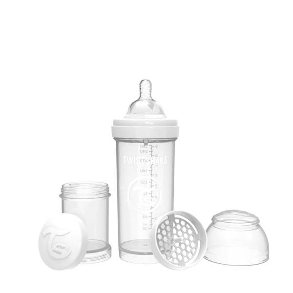 8 oz White Twistshake Anti Colic Baby Bottles for wholesale by Posh Baby & Kids