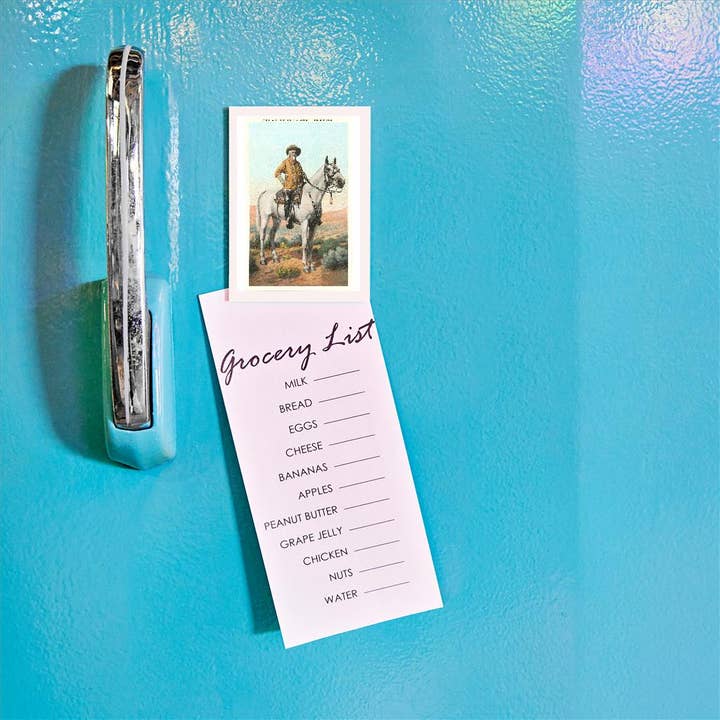 Found Image Press – Großhandel Magnete – Magnet TW-46 Buffalo Bill auf Pferd, Isham1