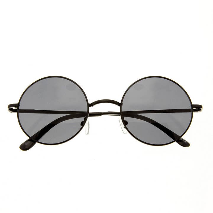 grinderPUNCH John Lennon Inspired Round Colored Lens Glasses Hippy Sunglasses Vintage for wholesale by grinderPUNCH