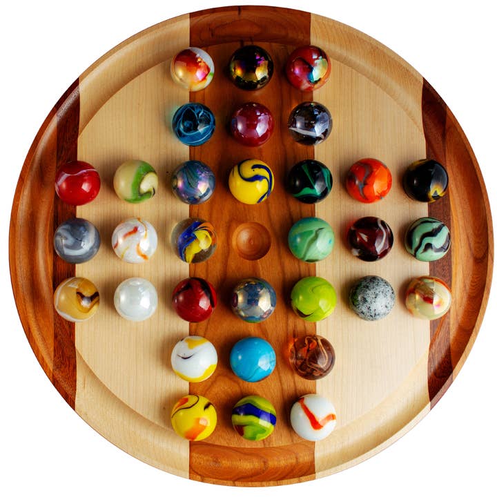 Marble Board Games - Wholesale Board Game - 11" Marble Solitaire4