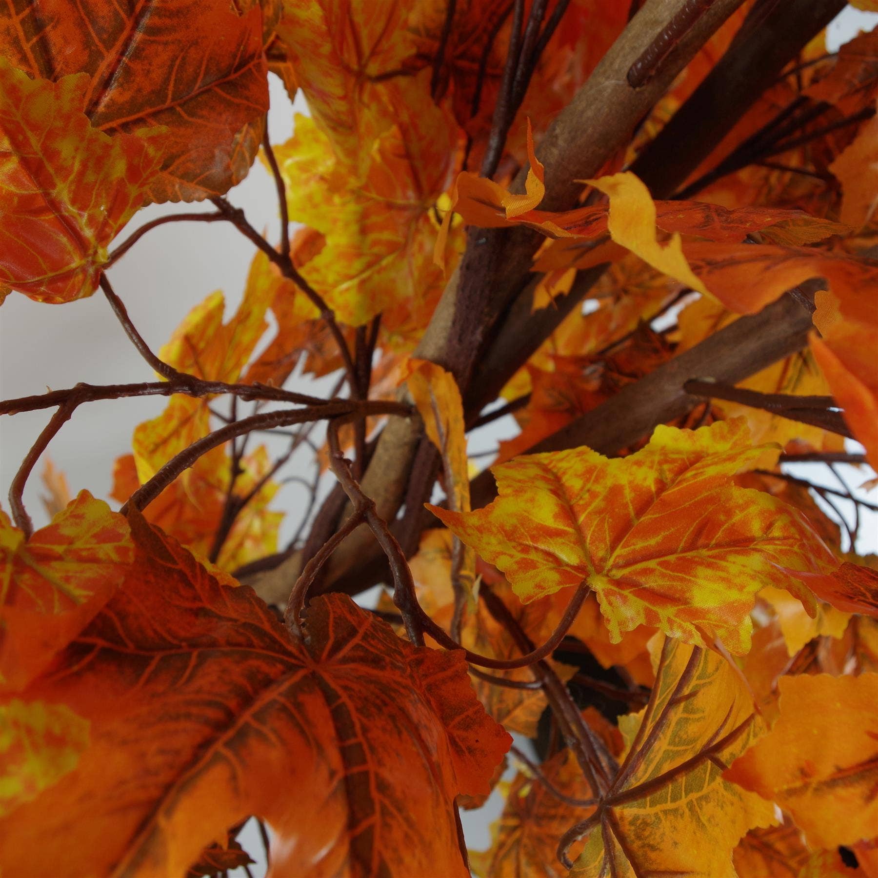 Leaf Design UK LTD - Wholesale Artificial Plant - Artificial Tree Large Orange Maple Autumn 125cm.7