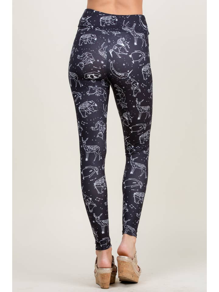 LA Soul – wholesale Modeleggings – Dam – Celestial Animal Print Legging2
