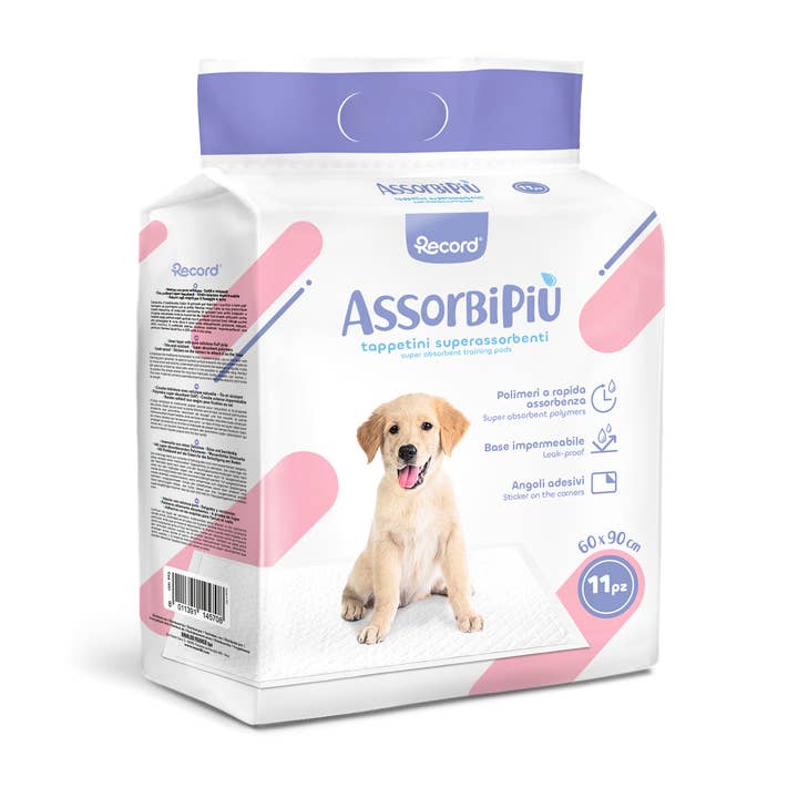 Record - Wholesale Pet Pee Pad - Dog - Absorbent pads AssorbiPiù, 60x90, 11 pcs - Record0