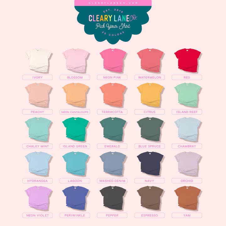 Cleary Lane - Wholesale T-Shirt - Women's - Custom Embroidered T-Shirt, Custom City Shirt