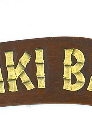 Tiki Bar 2 Mask Sign for wholesale by White Elephant