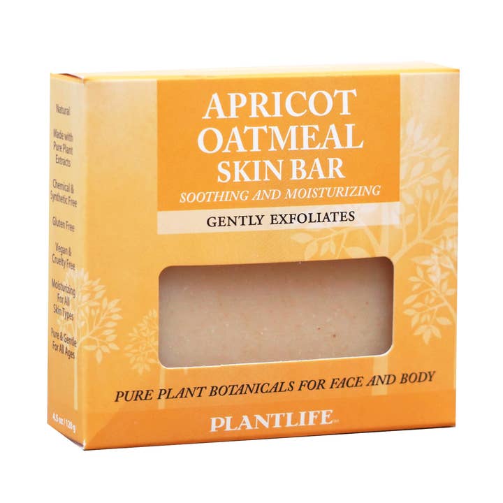 Apricot Oatmeal Bar Soap for wholesale by Plantlife