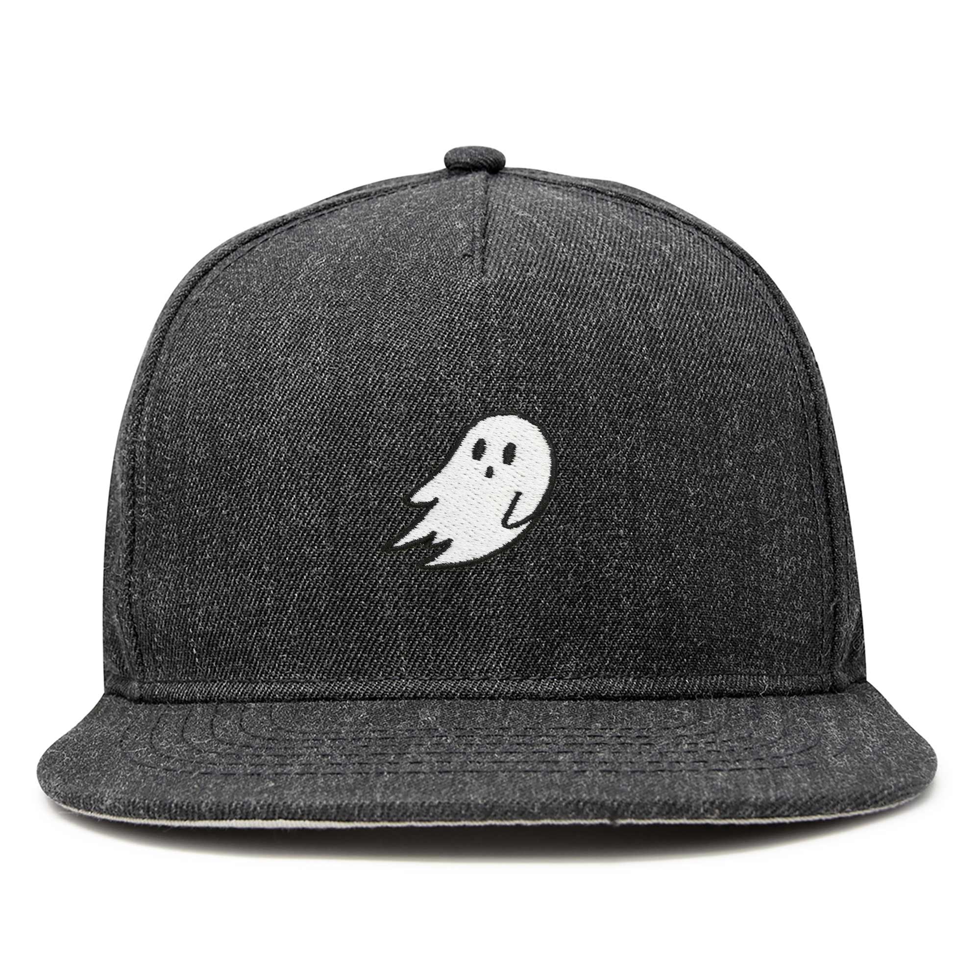 Dalix - Vente Casquette à visière plate – unisexe - Casquette plate brodée Dalix Ghost12