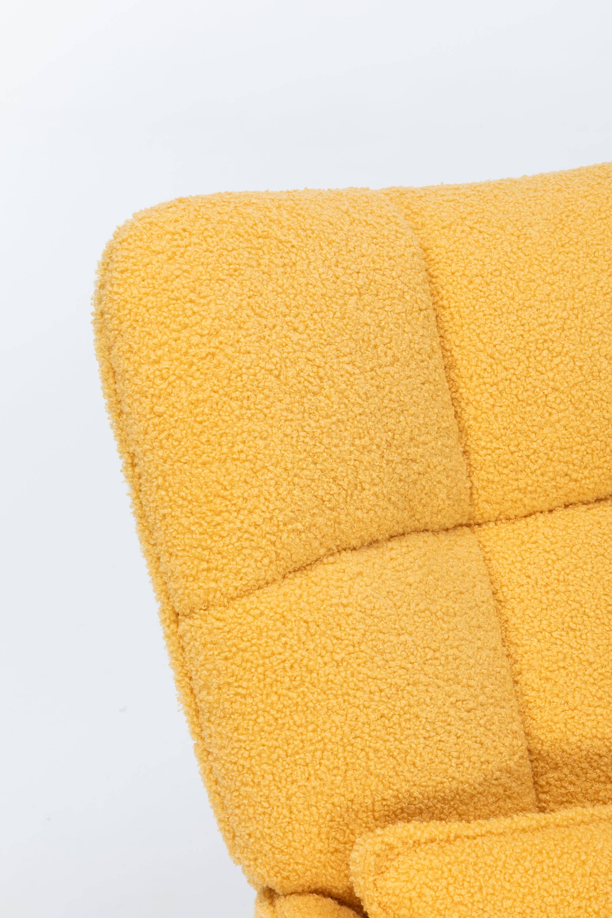 39F Inc. - Vente Fauteuils à bascule - Fauteuil à bascule rembourré pour chambre de bébé avec dossier haut7