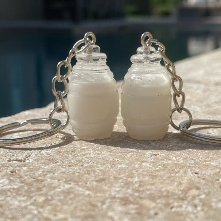 mini Agua Fresca Keychain for wholesale by Con Huevos Mex