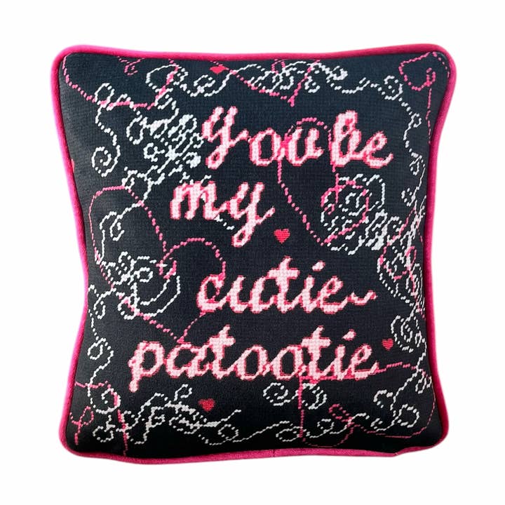 terciopelo TÚ ERES MI CIELO DE AMOR cojín personalizado de plumas de ganso para venta al por mayor de Mommani Threads