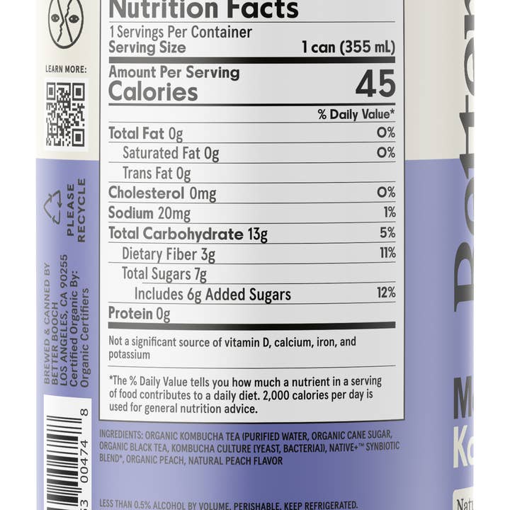 Better Booch - Wholesale Kombucha - Morning Glory (12oz Can - 12 Pack)1