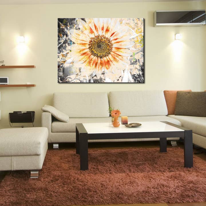 Målade kronblad XC' Canvas konst för wholesale av Ready2hangart, Inc.