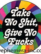 MAGNET: Take No shits for wholesale by Ephemera