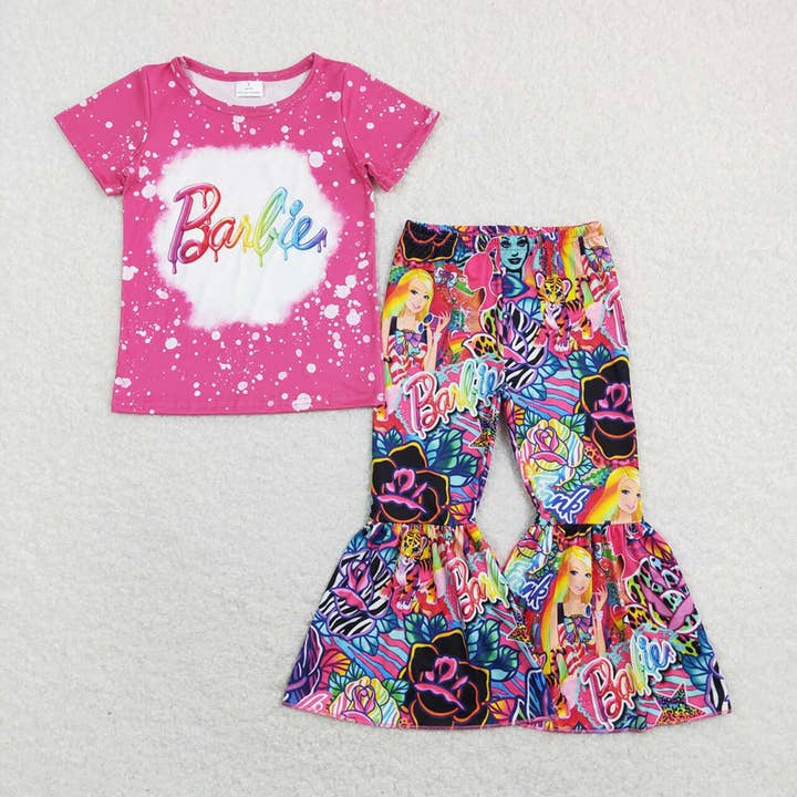 Chemises blanchies pour poupées pour petites filles Tiger Colorful Bell Pants Cl pour la vente par Aier Wholesale