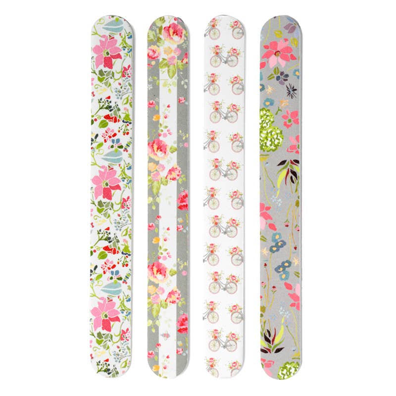 Puckator Ltd - Wholesale Nail File - Julie Dodsworth Pink Botanical Nail File1