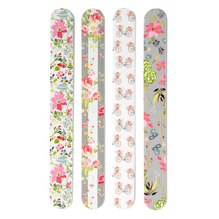 Puckator Ltd - Wholesale Nail file - Julie Dodsworth Pink Botanical Nail File1