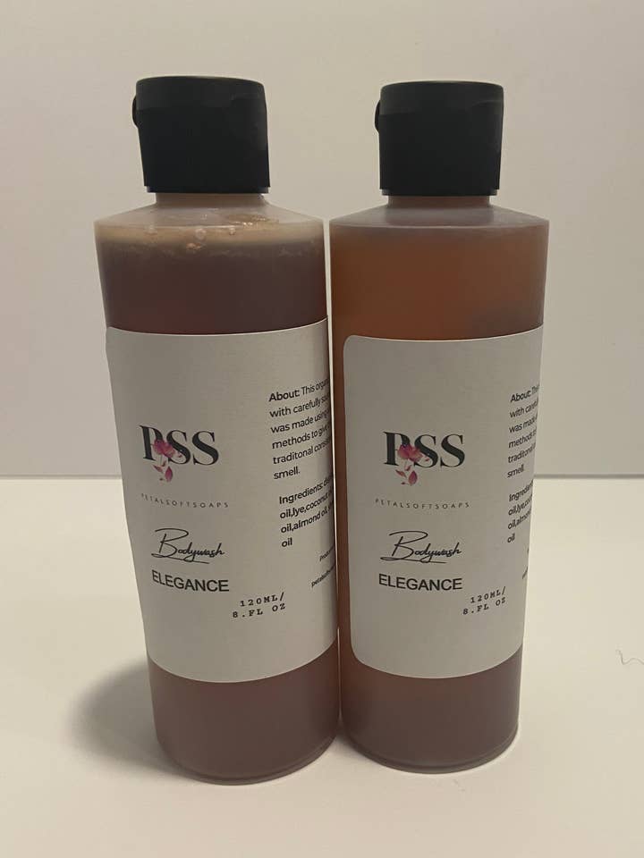 Elegance bodywash for wholesale by Petalsoftsoaps
