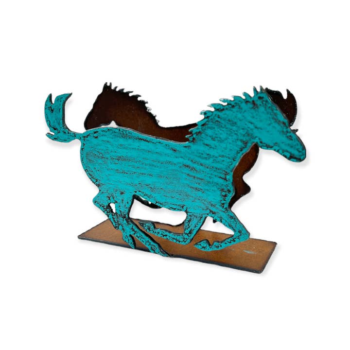 Whimsies – Engroshandel Servietholder – Hesteserviettholder vestlig sydvestlig rodeo øko-metal1