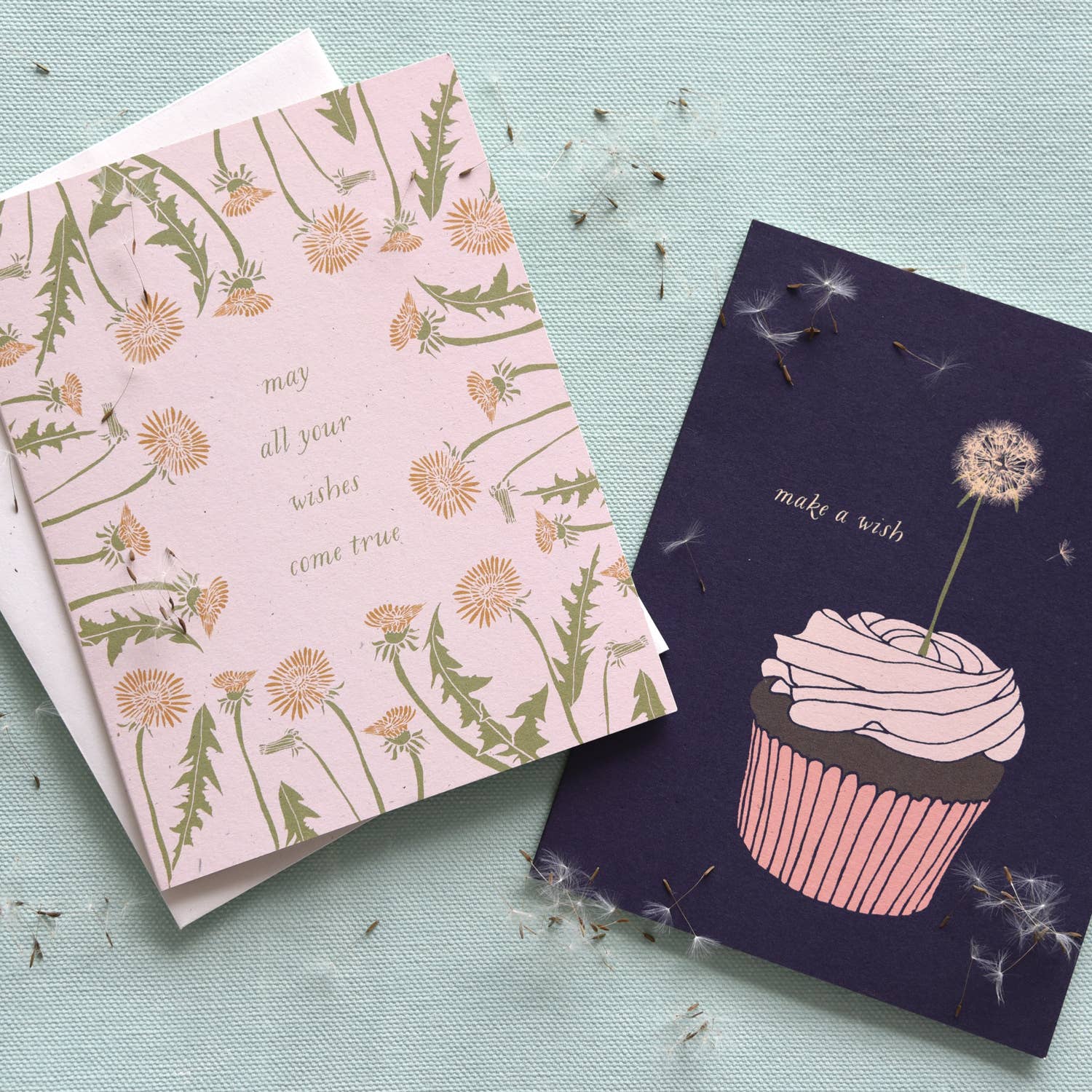 June & December - Vente Cartes d'anniversaire - Make A Wish Cupcake Carte1