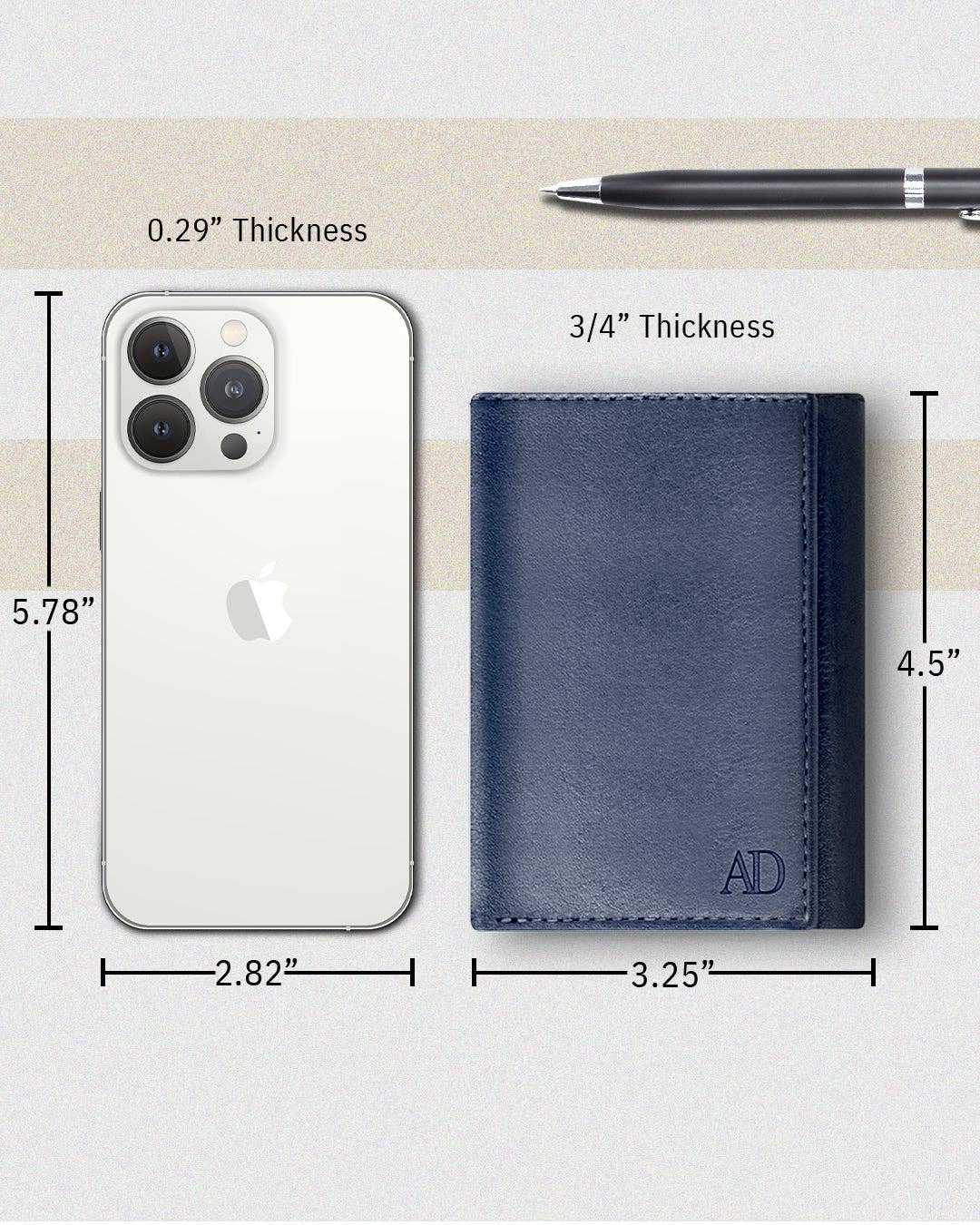 Access Denied Accessories - Wholesale Wallet - Men's - Trifold Wallets for Men Slim RFID Blocking Wallet Gifts Man36