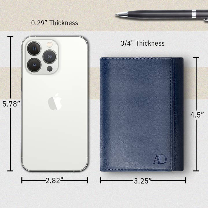 Access Denied Accessories - Wholesale Wallet - Men's - Trifold Wallets for Men Slim RFID Blocking Wallet Gifts Man36