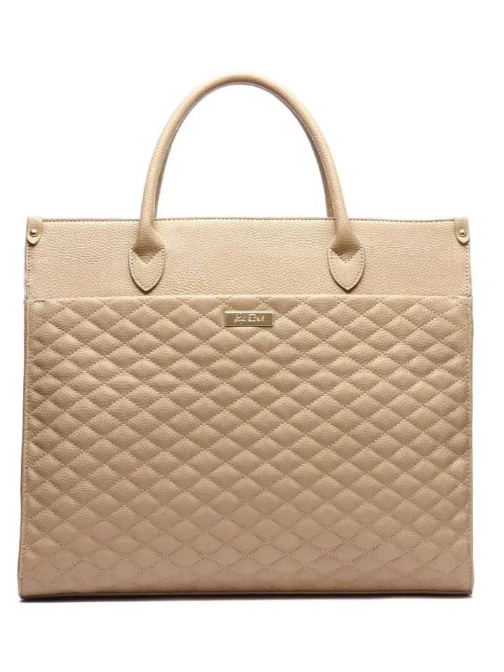 Classic Tote Bag | Latte Brown for wholesale by Luli Bebe