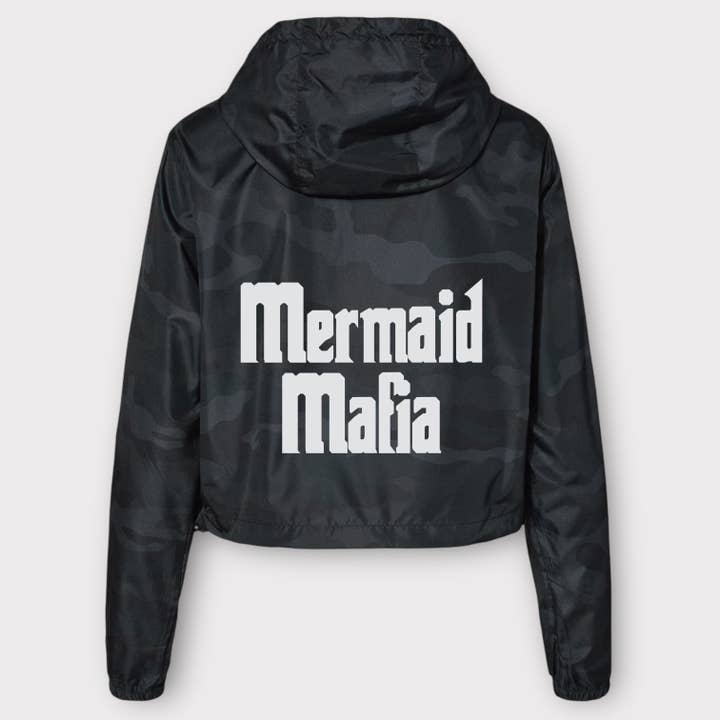 CROPPED WINDBREAKER for wholesale by Mermaid Mafia Outfitters